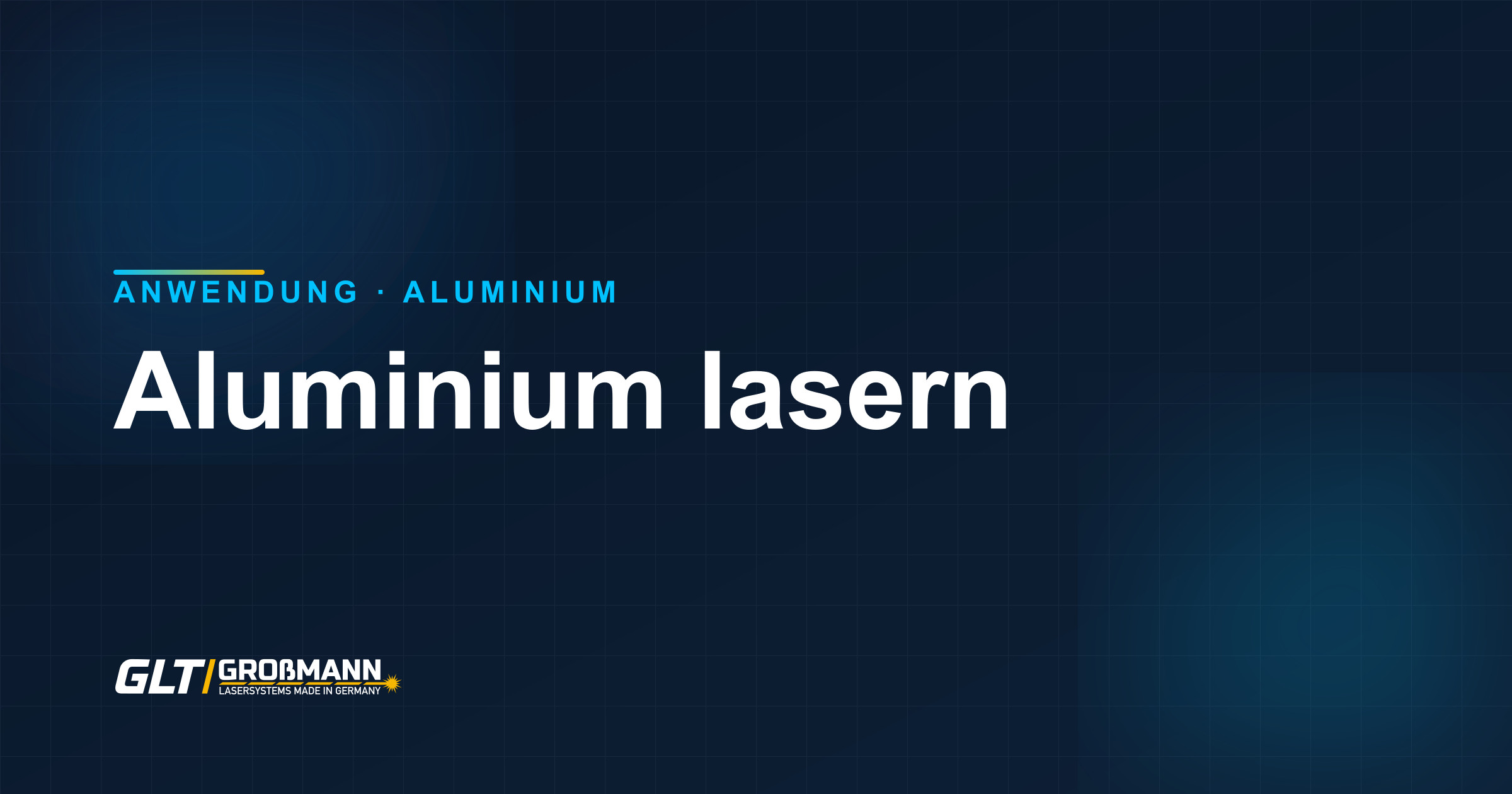 Aluminium lasern, gravieren und markieren mit dem MOPA-Faserlaser