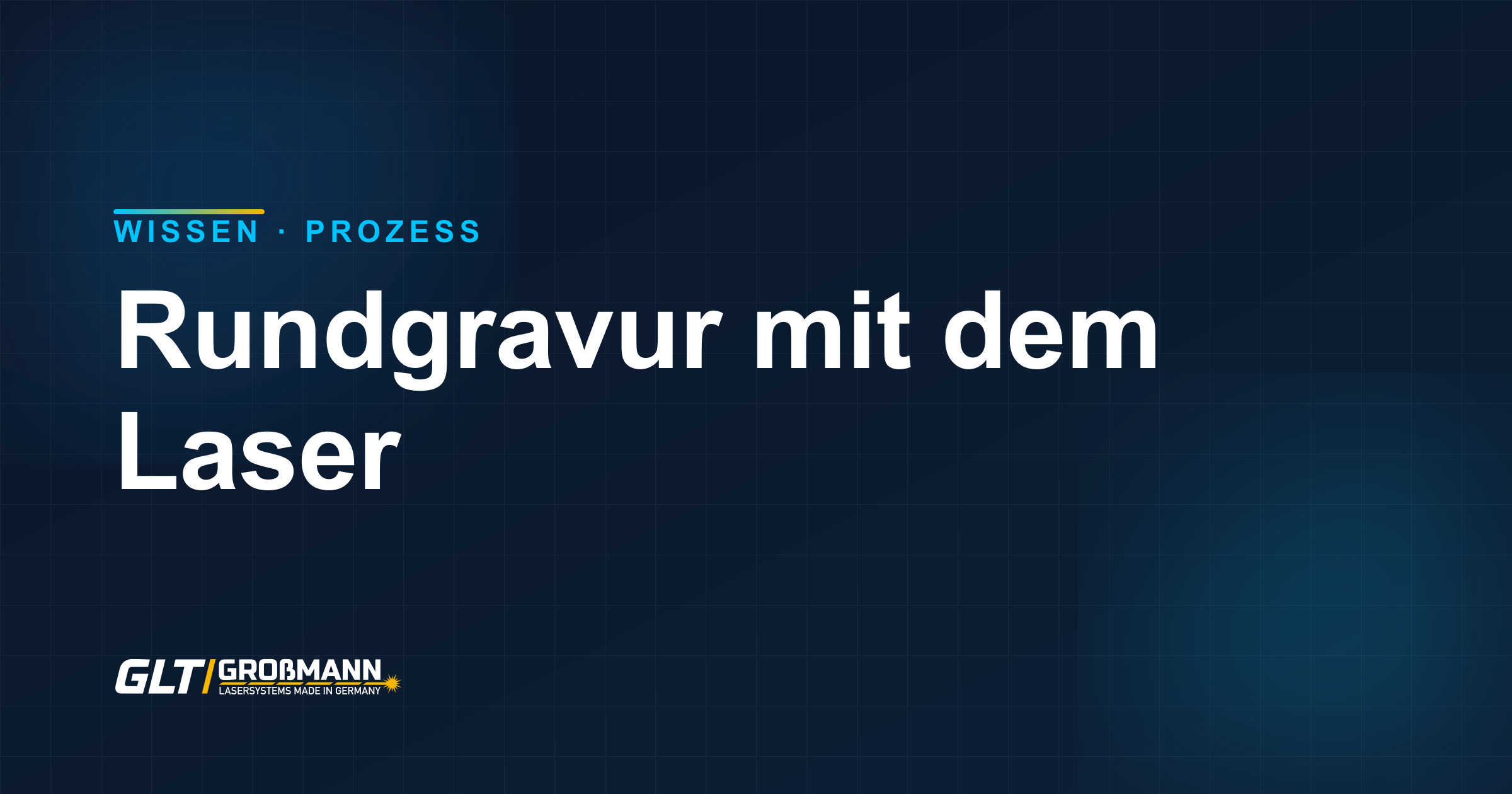 Zylindrisches Metallteil in einer Rotationsachse unter dem Beschriftungslaser
