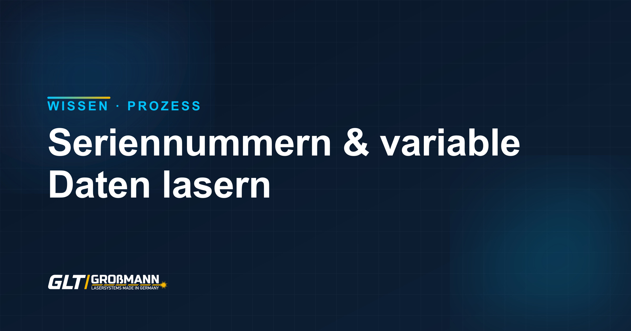 Seriennummern und variable Daten mit dem Beschriftungslaser markieren